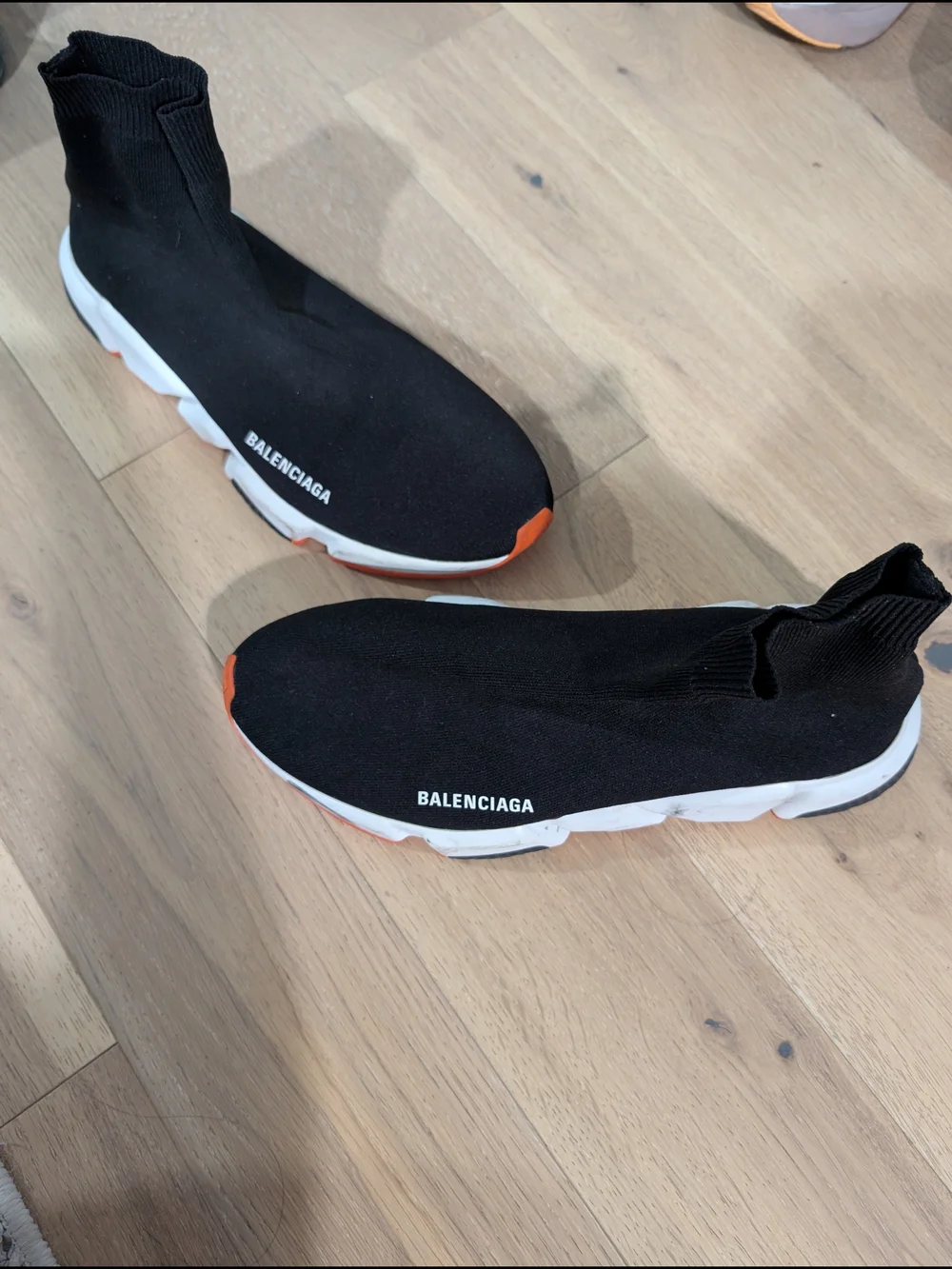 Balenciaga Boots Orange-Soled